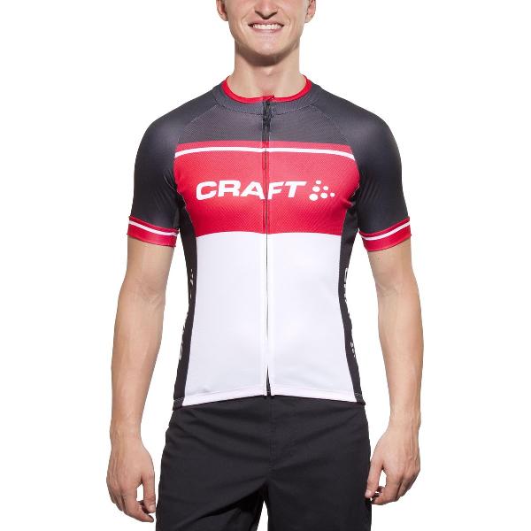 Craft Classic Logo Jersey korte mouwen wit Maat M