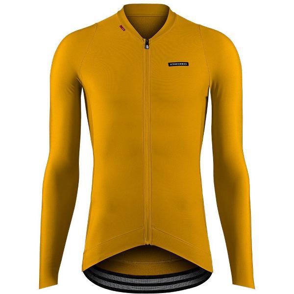 Etxeondo Alde Thermo Jersey Met Lange Mouwen Geel M Man