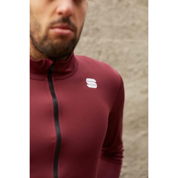 Sportful FIANDRE LIGHT NO RAIN fietsjas Red Wine - Mannen - maat XL