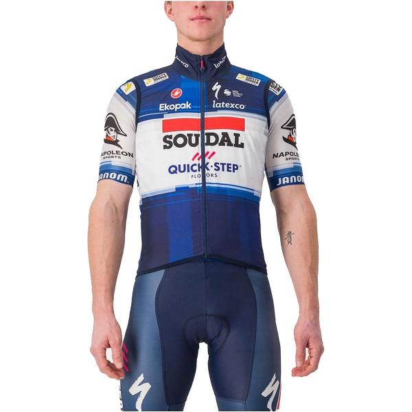 Castelli Pro Light Soudal Quick-Step 2023 Gilet Dark Blue / White XL Heren