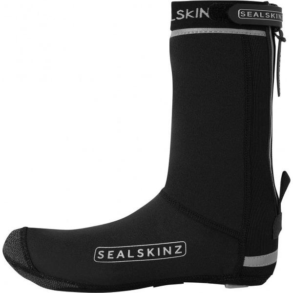 Sealskinz Hempton fietsoverschoenen met gesloten zool Black - Unisex - maat M