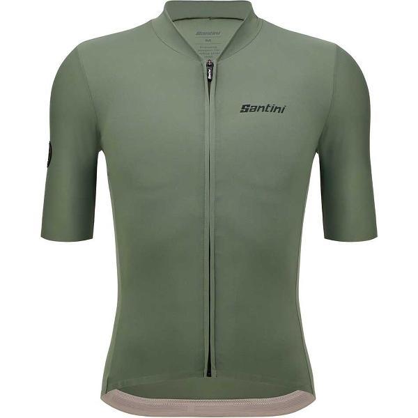 Santini Stone Light Jersey Met Korte Mouwen Groen S Man