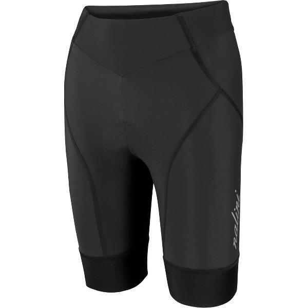 Nalini Dames Fietsbroek kort zonder bretels - Met Zeem - Zwart - ROAD LADY SHORT Black - XXXL