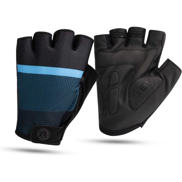 Rogelli Hero II Fietshandschoenen - Heren - Blauw, Zwart - Maat S