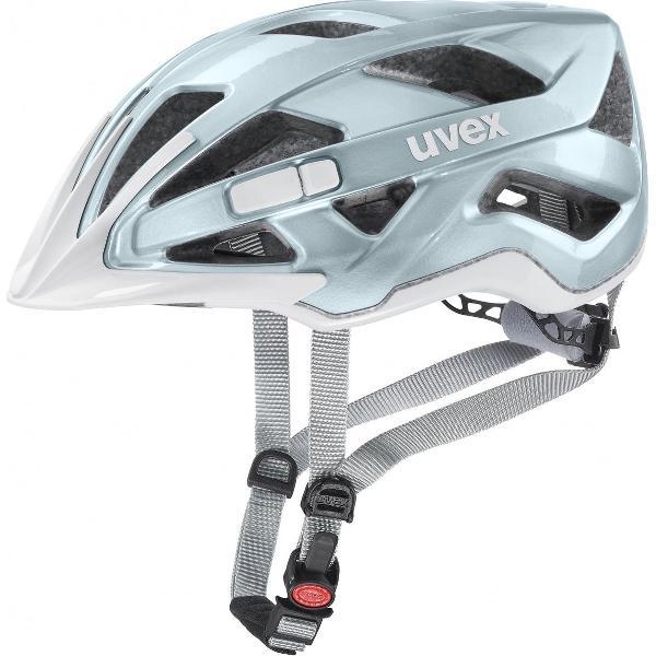 uvex Active Fietshelm Aqua/White - Unisex - maat 52-57