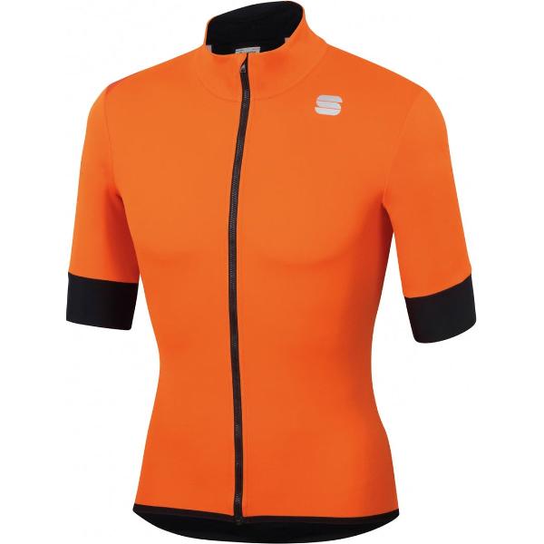 Sportful Fietsjack Lange mouwen Zeer sterk waterafstotend voor Heren Oranje - SF Fiandre Light No Rain Jacket S-Orange Sdr - M