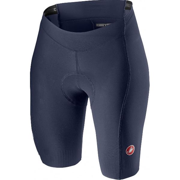 Castelli VELOCISSIMA 2 fietsbroek zonder bretels Dark Steel Blue Pink Fluo Rasp - Vrouwen - maat XS