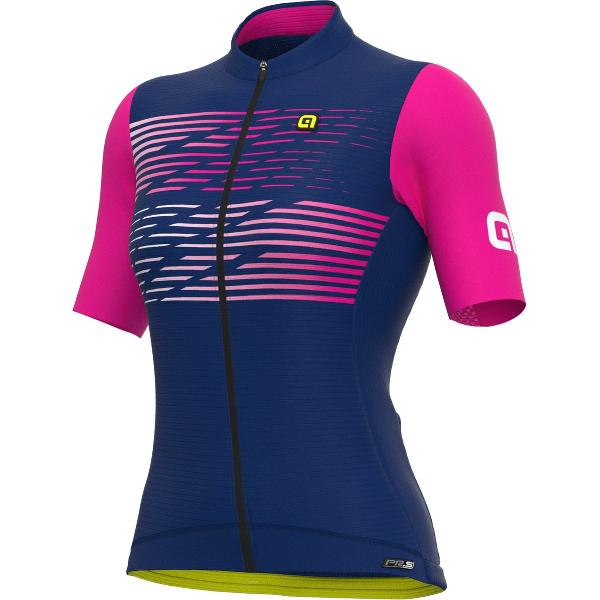 Ale Dames Fietsshirt Korte Mouwen PRS Logo - Wit - M - Valt klein