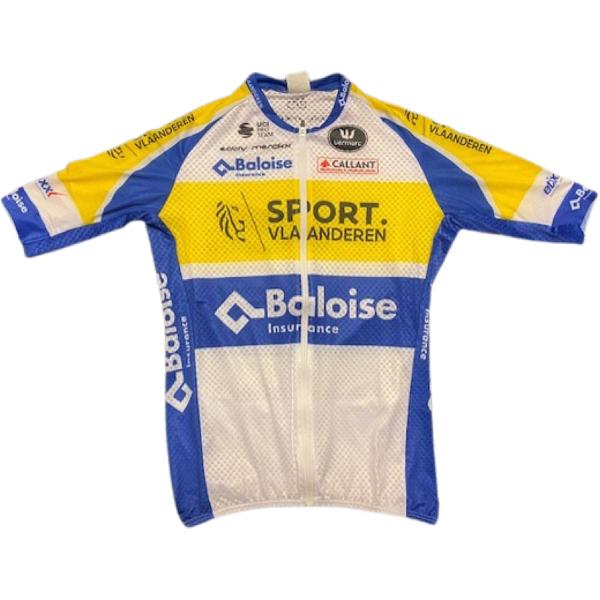 SPORT VLAANDEREN BALOISE VERMARC FIETSSHIRT MET KORTE MOUWEN SUMMER PRR Maat M