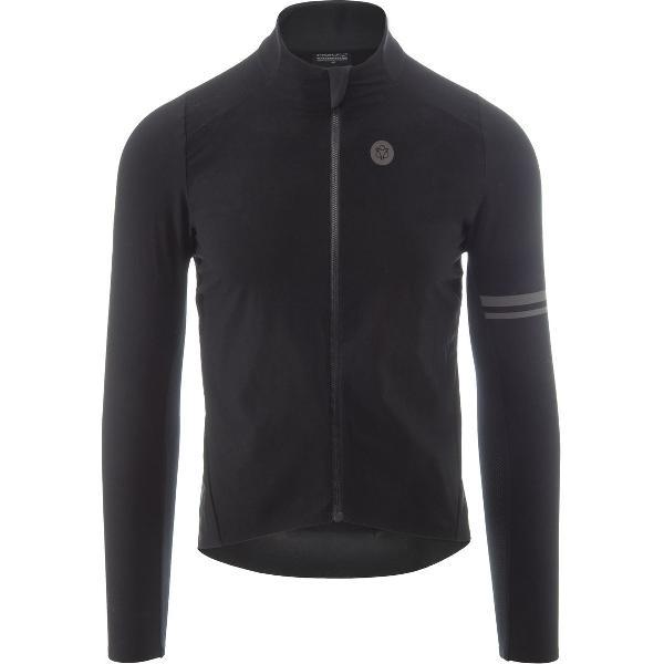 AGU Woven Fietsshirt Lange Mouwen Premium Heren - Zwart - S