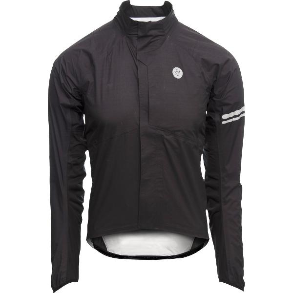 AGU Lightweight Fiets Regenjack Premium Heren - Zwart - XXL