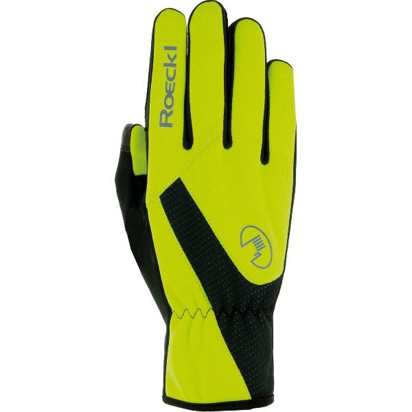 Roeckl Roth fietshandschoenen, neon yellow Handschoenmaat 12