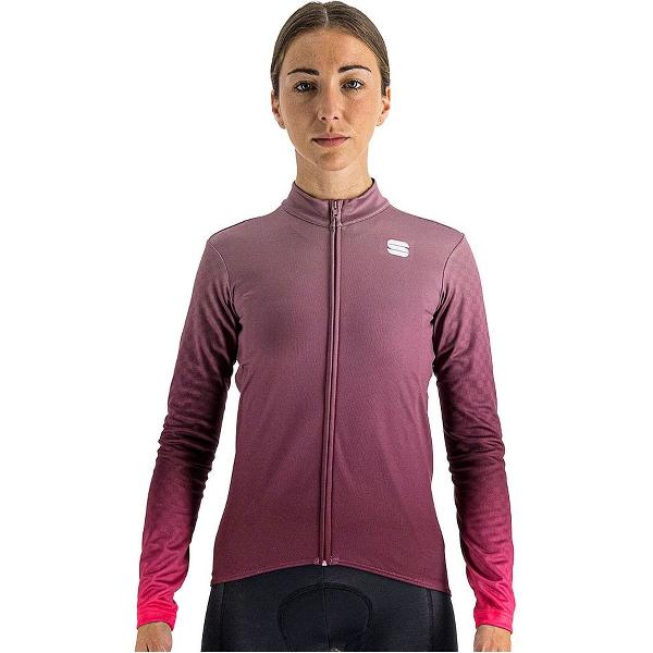 Sportful ROCKET THERMAL Fietsshirt Dames MAUVE - Vrouwen - maat S