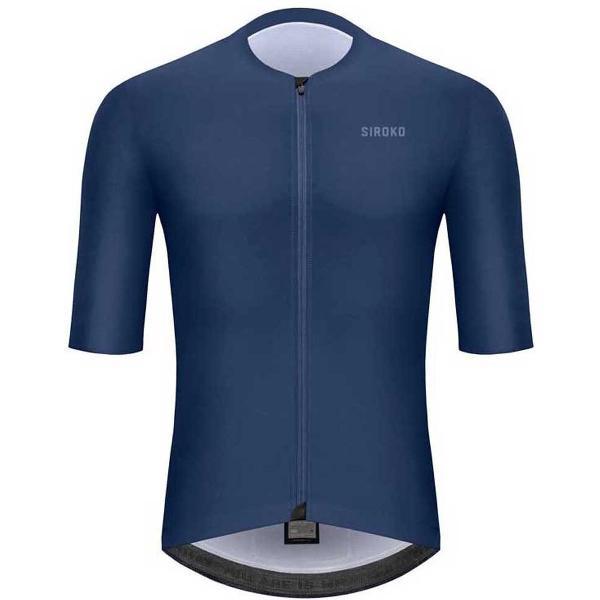 Siroko Srx Pro Tirreno Korte Mouwen Fietsshirt Blauw M Man