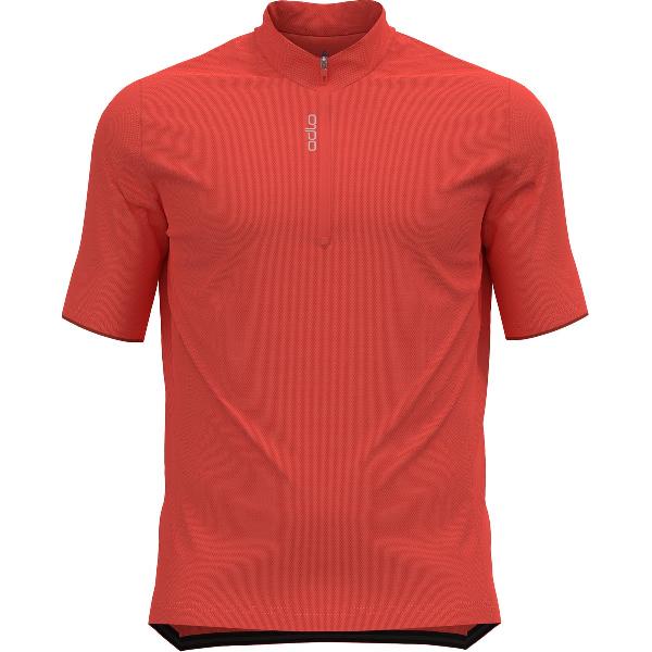 Odlo Essential Jersey Met Korte Mouwen Rood S Man