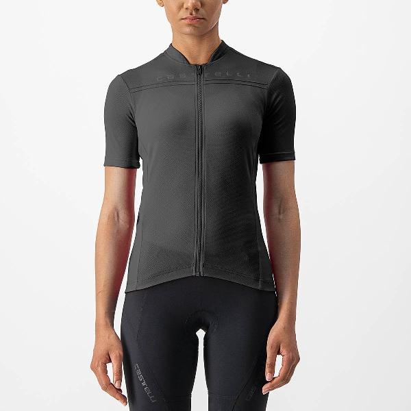 Castelli ANIMA 4 FIETSSHIRT LIGHT BLACK - Vrouwen - maat L