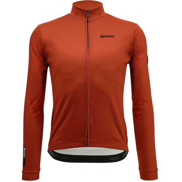 Santini Gravel Core Jersey Met Lange Mouwen Oranje M Man