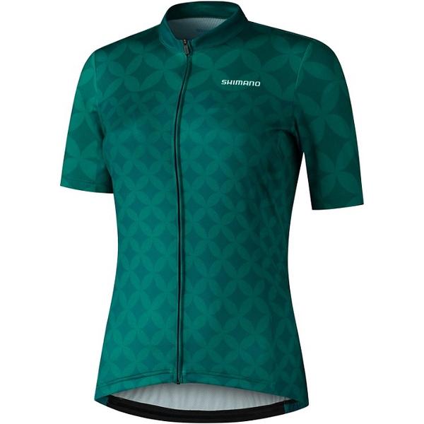 Shimano Mizuki jersey dames fietsshirt groen