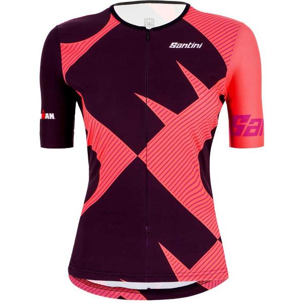 Santini Cupio Korte Mouwen Fietsshirt Paars,Roze XL Vrouw