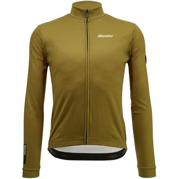 SANTINI Gravel Core Jersey Met Lange Mouwen Heren - Military Green - M