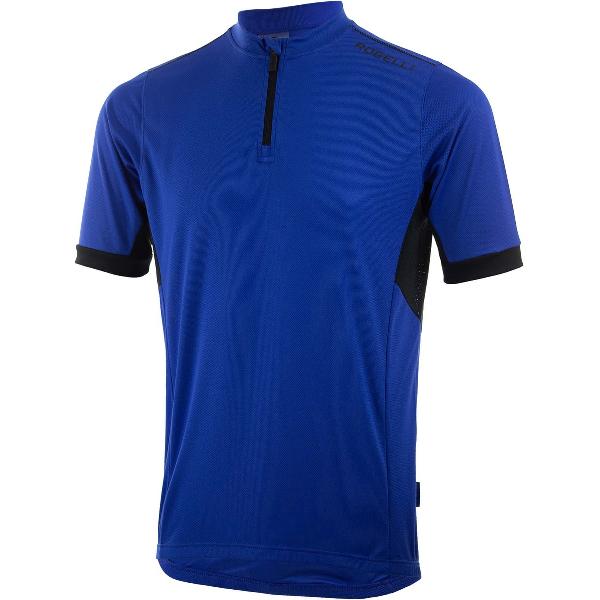 Rogelli Core Kids Fietsshirt - Korte Mouwen - Kids - Blauw - Maat 140-152