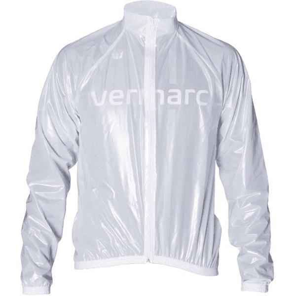 Vermarc Sports Fietsjas Vermarc Rainwear Regenvest Transparant Lange Mouw - Maat: XXXL