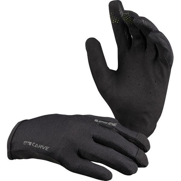 IXS Carve Gloves Kids, zwart Handschoenmaat M