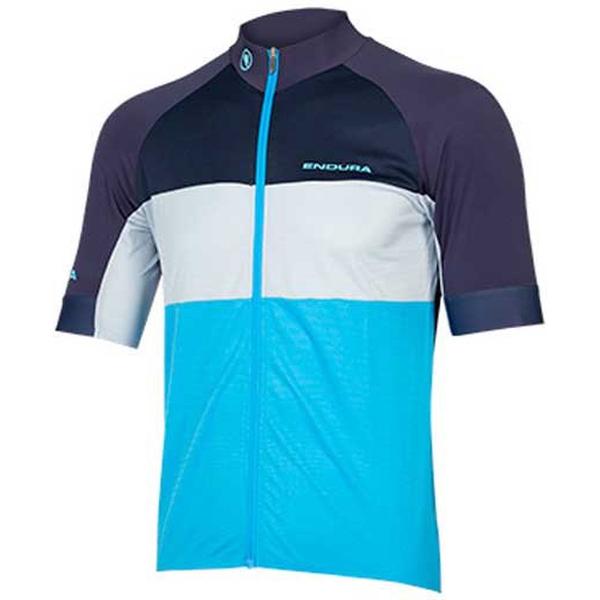 Endura Fs260-pro Ii Relaxed Fit Jersey Met Korte Mouwen Blauw M Man