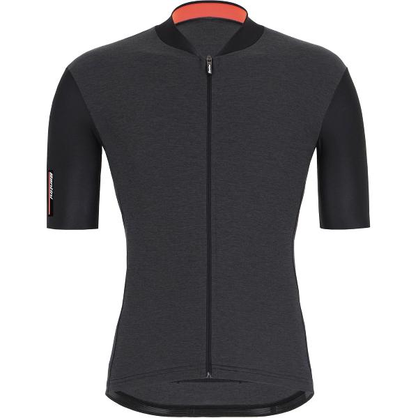 Santini Fietsshirt Korte mouwen Zwart Heren - Color S/S Jersey Black - M