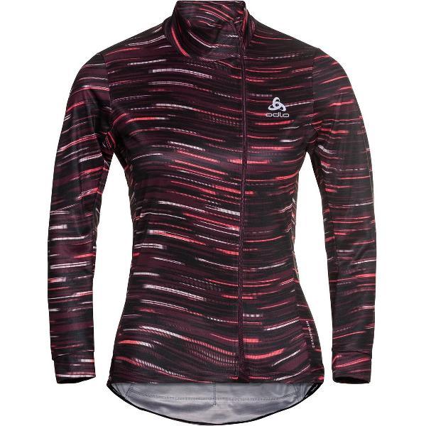 Odlo Mid layer full zip ZEROWEIGHT CERAMIWARM Fietsjack - Vrouwen - Maat M