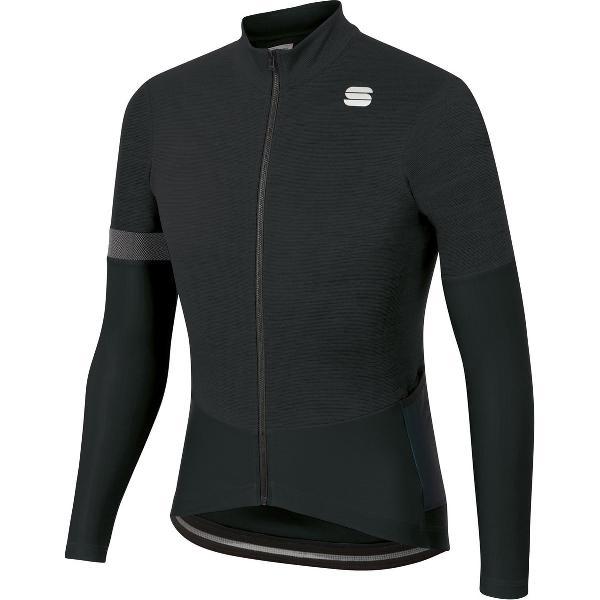 Sportful Fietsshirt lange mouwen Heren Zwart - SUPERGIARA THERMAL JERSEY BLACK - L