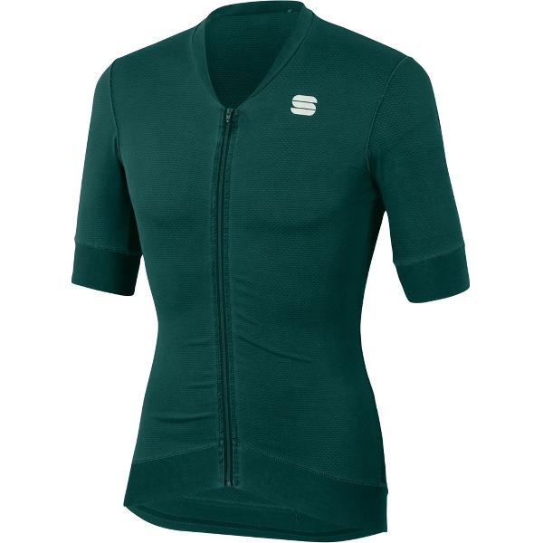 Sportful Fietsshirt Korte mouwen voor Heren Groen - SF Monocrom Jersey-Sea Moss - 2XL