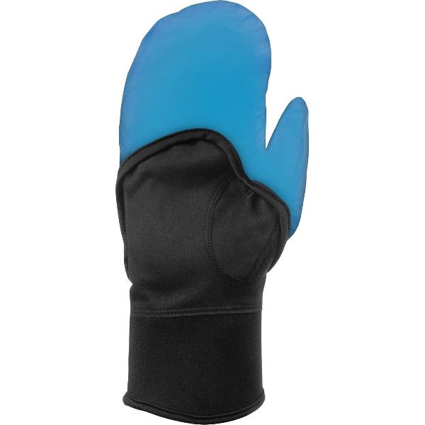 Thermo Winterhandschoenen - Handschoenen en wanten in 1 - Ideaal bij regen en koud weer - Blauw - maat M