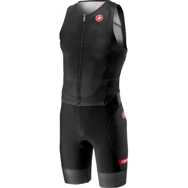 Castelli Snelpak / Tiathlonpak mouwloos Heren Zwart - CA Free Sanremo Suit Sleeveless-Black - M