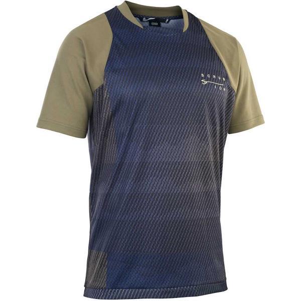 Ion Scrub Jersey Met Korte Mouwen Blauw XL Man