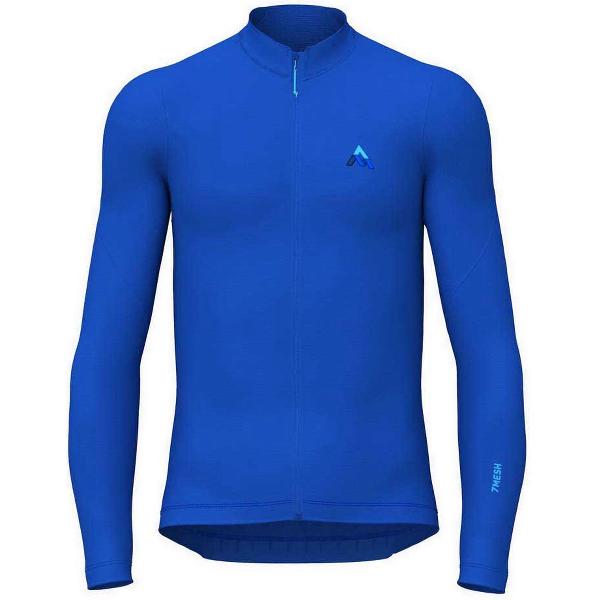 7mesh Ashlu Merino Jersey Met Lange Mouwen Blauw S Man