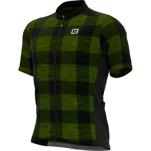 Ale Fietsshirt Korte Mouwen Off-Road Gravel Scottish - Groen - L - Valt klein