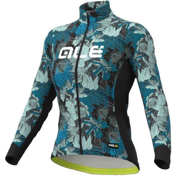 Ale Dames Fietsshirt Lange Mouwen PR-R Amazzonia - Blauw - M - Valt klein