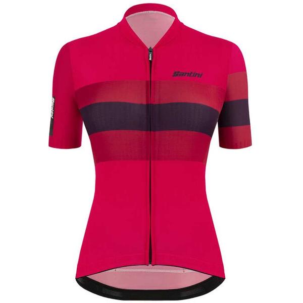 Santini Ecosleek Bengal Jersey Met Korte Mouwen Roze S Vrouw