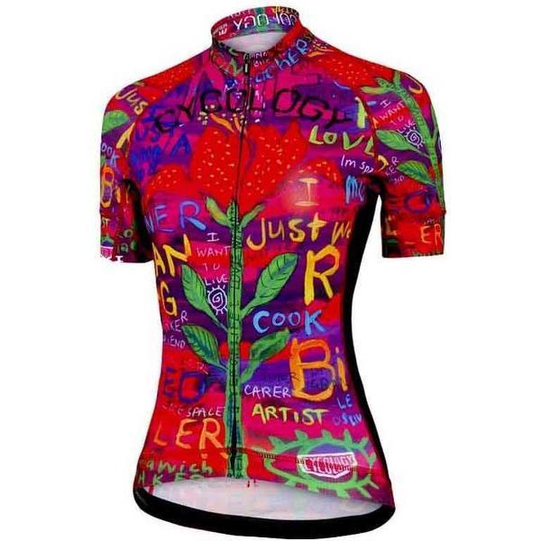 Cycology See Me Korte Mouwen Fietsshirt Rood XS Vrouw