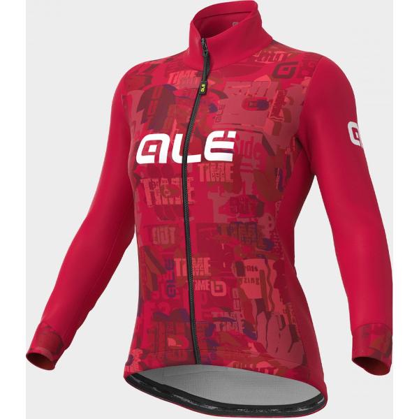 Ale Dames Fietsjas Solid Break - Rood - XL