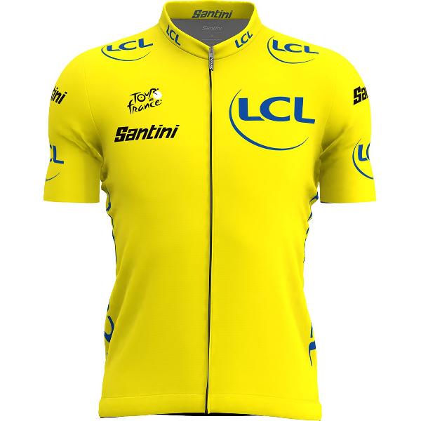 Santini Replica Tour De France Overall Leiders Jersey GEEL - Maat 4XL