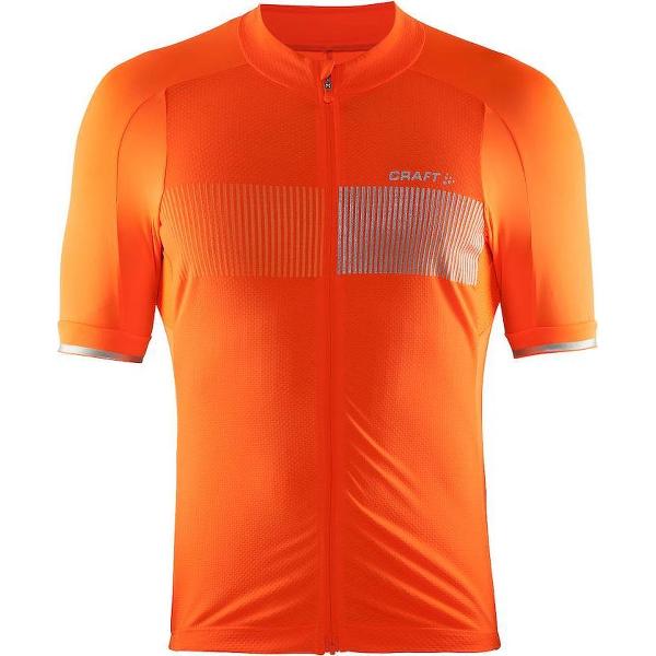 Craft Verve Glow Jersey korte mouwen oranje Maat S