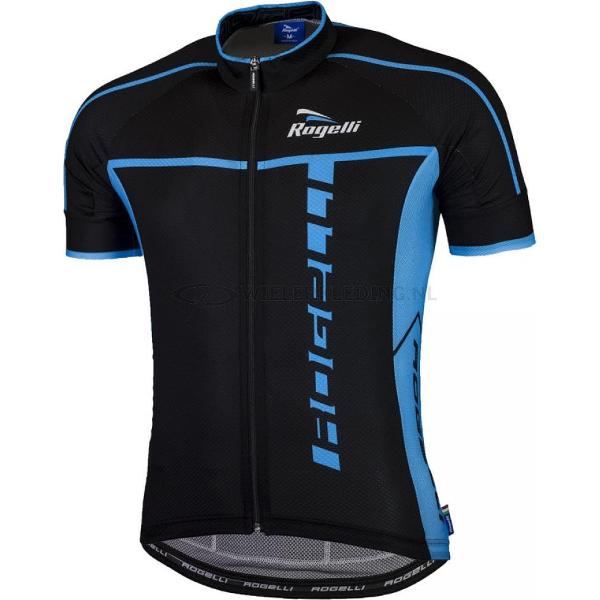 Rogelli Wielershirt KM Umbria2.0 Zwart/Blauw S