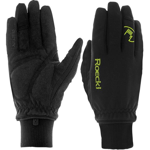 ROECKL Winterhandschoenen Rax neon geel - zwart - Maat 11