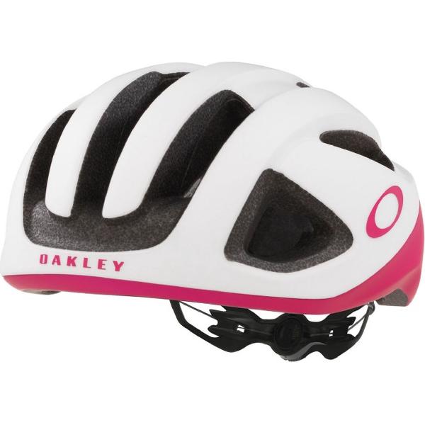 Oakley ARO3 Fietshelm, white/rubine red Hoofdomtrek L | 56-60cm