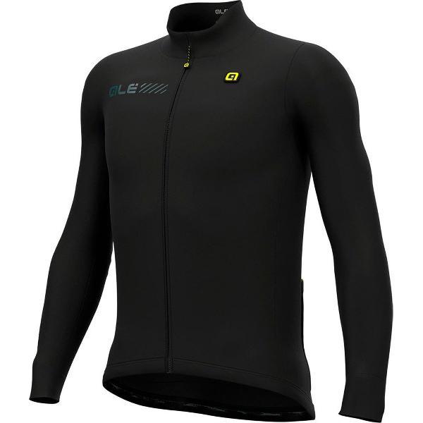 ALE Solid Fondo 2.0 Lange Mouwen Fietsshirt Heren - Black - M