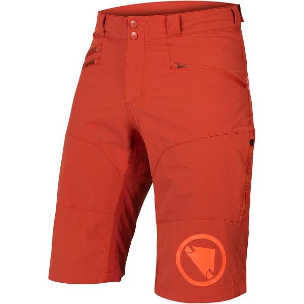 Endura Singletrack Ii Korte Broek Oranje XL Man