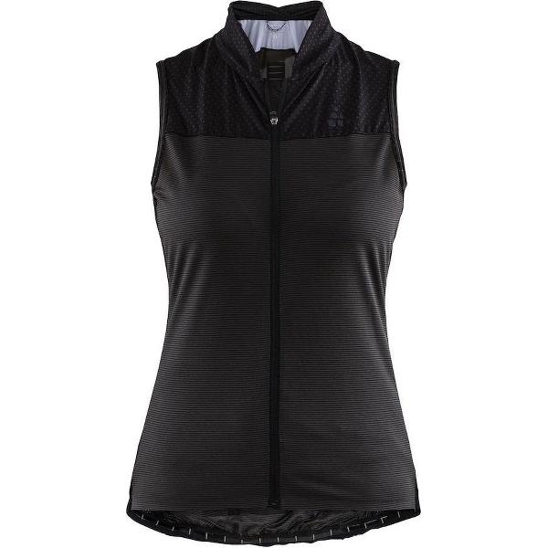 Craft Fietsshirt mouwloos Dames Zwart / HALE GLOW SL JERSEY W BLACK - S