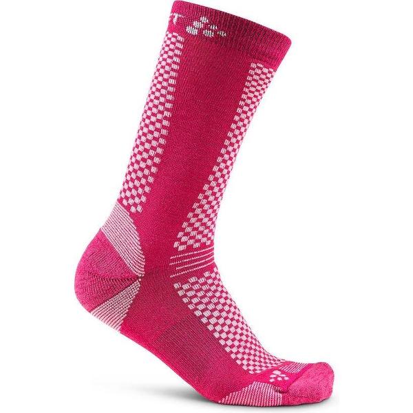 Craft Warm Mid Fietssok 2-pack Fantasy Zen Roze